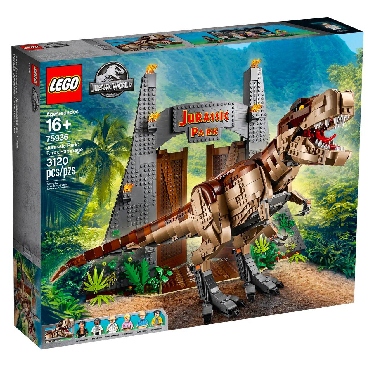 Review of the LEGO® Jurassic Park: T. rex Rampage 75936 set